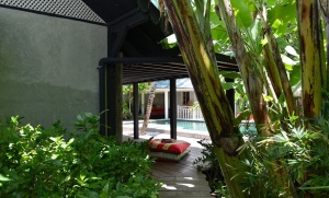 location villa bali garden house 8